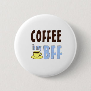 コーヒーは私のBFFです 缶バッジ
