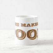 コーヒーは私をウンチさせる。 コーヒーマグカップ (中央)