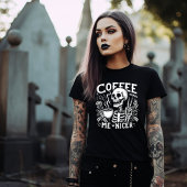 コーヒーは私を優しくさせる Tシャツ