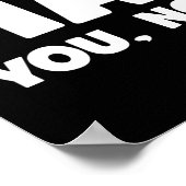 コーヒーは私を幸せにする – おもしろいノベルティ ポスター (角)