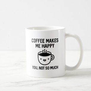 コーヒーは私を幸せにする コーヒーマグカップ
