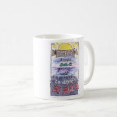 コーヒーは私を行くマグ保ちます コーヒーマグカップ (正面右)