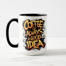 コーヒーは良い引用文 マグカップ