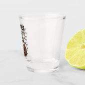 コーヒーは逆にスペルされてeeffoCカフェインスロース ショットグラス (右)