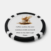 コーヒーは魂を癒す ポーカーチップ (シングル)