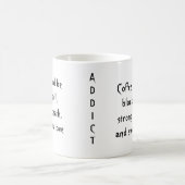 コーヒーは黒いマグべきです コーヒーマグカップ (中央)