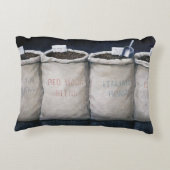 コーヒーは1990年を袋に入れます アクセントクッション (裏面)