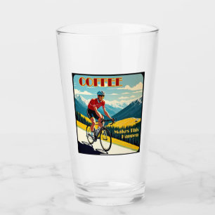コーヒーは、これを起こすサイクリング タンブラーグラス