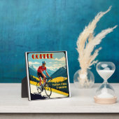 コーヒーは、これを起こすサイクリング フォトプラーク (インサイチュ)