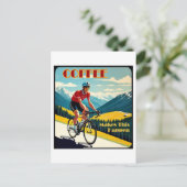 コーヒーは、これを起こすサイクリング ポストカード (スタンド正面)