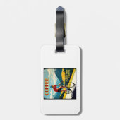 コーヒーは、これを起こすサイクリング ラゲッジタグ (裏面縦)