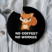 コーヒーは?ウォーキーなし 缶バッジ (インサイチュ)