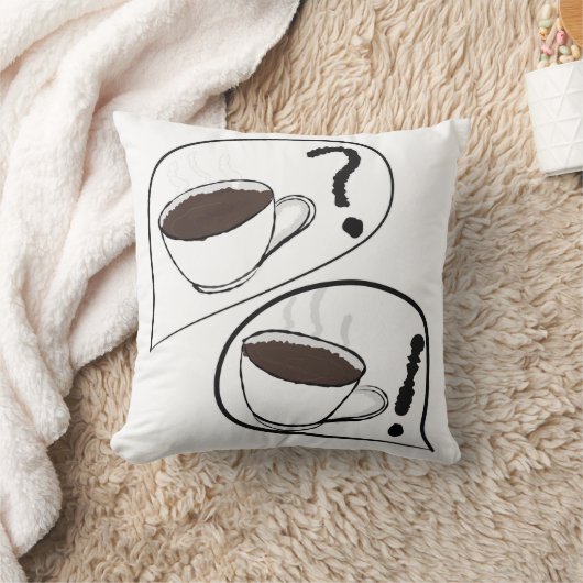 コーヒーは？ クッション (ブランケット)