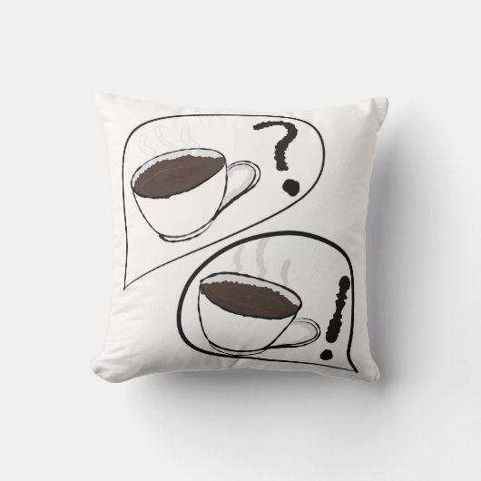 コーヒーは？ クッション (正面)