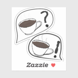 コーヒーは？ シール