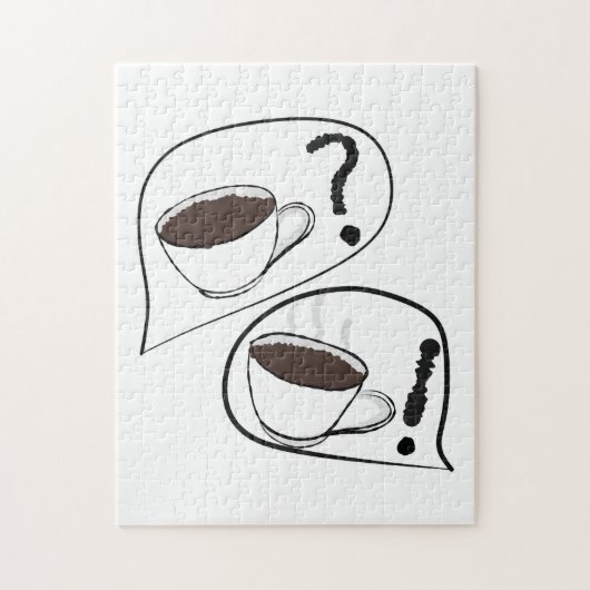 コーヒーは？ ジグソーパズル (縦)