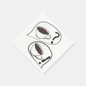 コーヒーは？ スタンダードカクテルナプキン (角)