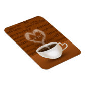 コーヒーは?ハート型の煙 マグネット (右側)