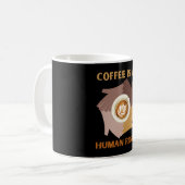 コーヒーは…人権 コーヒーマグカップ (正面左)