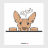 コーヒーは？AHTビニールステッカー シール (シート)