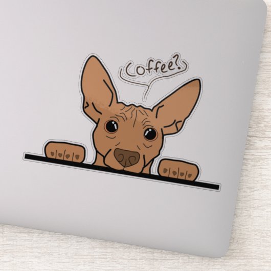 コーヒーは？AHTビニールステッカー シール (詳細)