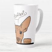 コーヒーは?AHTマグ カフェラテマグ (右アングル)