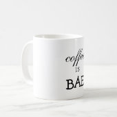 コーヒーはBaeです コーヒーマグカップ (正面左)