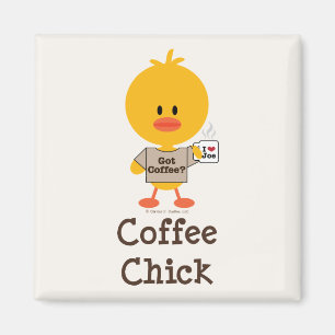 コーヒーひよこの磁石 マグネット
