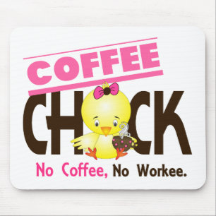 コーヒーひよこ2 マウスパッド