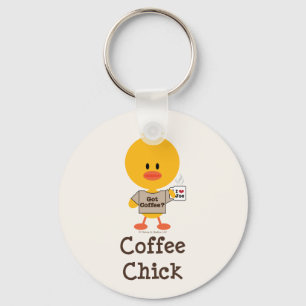 コーヒーひよこKeychain キーホルダー