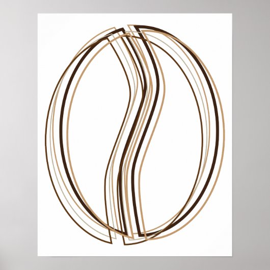 コーヒーぼやけ ポスター (正面)