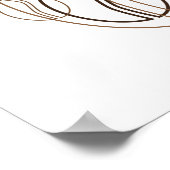 コーヒーぼやけ ポスター (角)