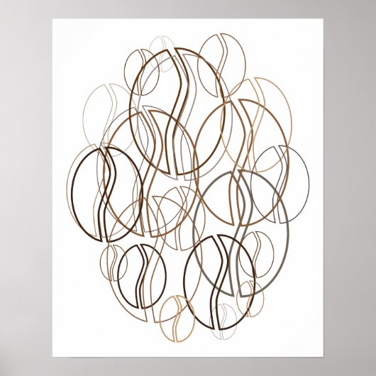 コーヒーぼやけ ポスター (正面)