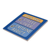 コーヒーまたはカフェイン タイル (側面)