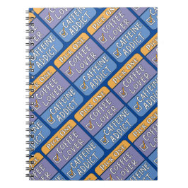 コーヒーまたはカフェイン ノートブック