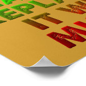 コーヒーまたは殺人のおもしろいポスターのサイン ポスター (角)