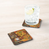 コーヒーまたは紅茶コースター コースター (右側)