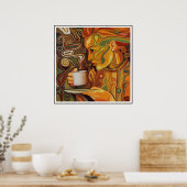 コーヒーまたは紅茶ポスター ポスター (キッチン)