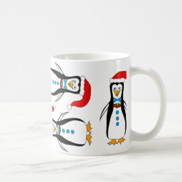 コーヒーまたは茶マグのユーモアのあるなペンギンのデザイン コーヒーマグカップ