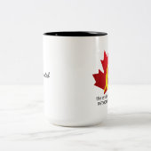 コーヒーまたは茶マグ ツートーンマグカップ (中央)