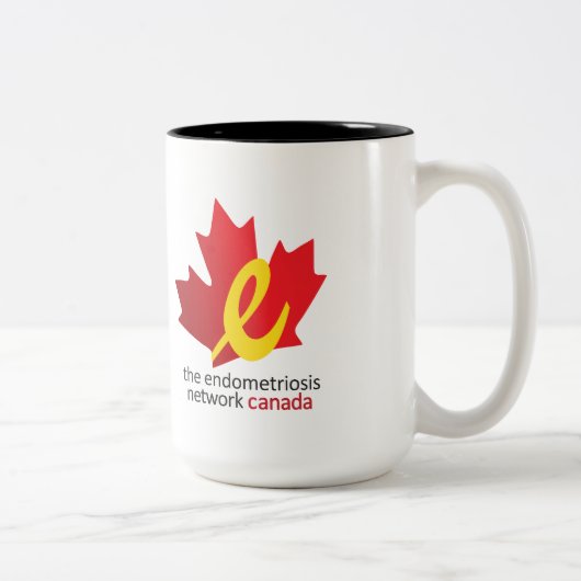 コーヒーまたは茶マグ ツートーンマグカップ (右)