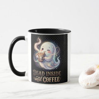 コーヒーまで死んだままの可愛い幽霊マグカップ マグカップ