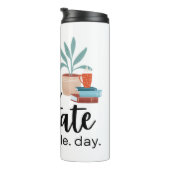 コーヒーめい想を毎日予約独身のする タンブラー (回転右)