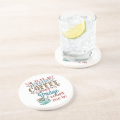 コーヒーもしとブリッジかわいいカードゲーム コースター (側面)