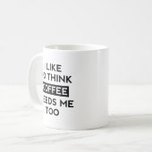 コーヒーも必要だ コーヒーマグカップ (正面左)