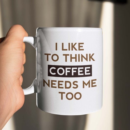 コーヒーも必要だ コーヒーマグカップ