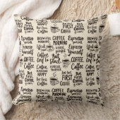 コーヒーやる気を起こさせるフレーズ クッション (ブランケット)