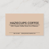 コーヒーやろう!名刺 名刺 (裏面)