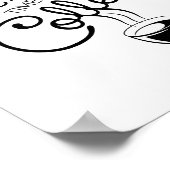 コーヒーや引用文の時間は常にある。 ポスター (角)