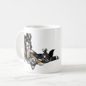 コーヒーや紅茶のマグで一日を始める コーヒーマグカップ (正面左)